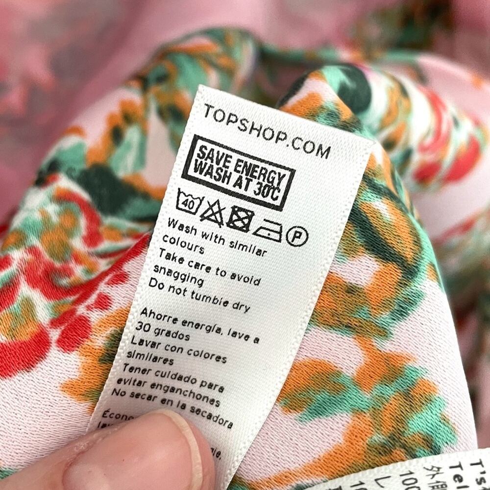 Topshop Floral Romper Sz 4 - Picture 6 of 6